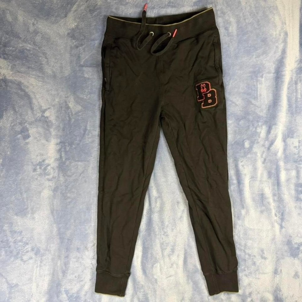 Psycho Bunny Black Joggers Sweatpants  Women Size‎ xxs